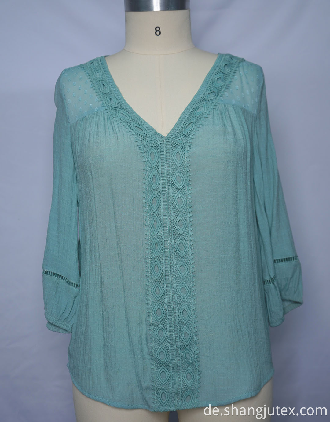 fabric wrinkled fabric of casual top